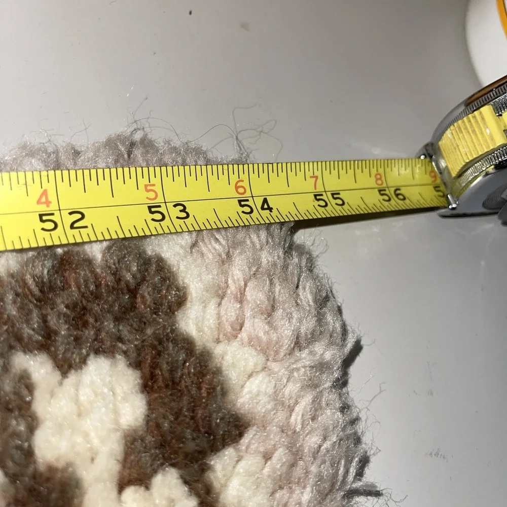 Shillcraft Wool Vintage Latch Hook Rug Kit 27X 54‎ Half Round 3b